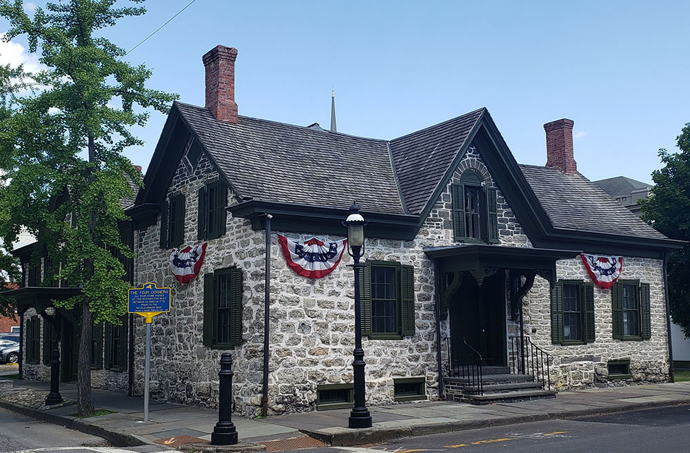 The Persen House is located at the corner of Crown and John Streets in uptown Kingston’s Stockade National Historic District.
